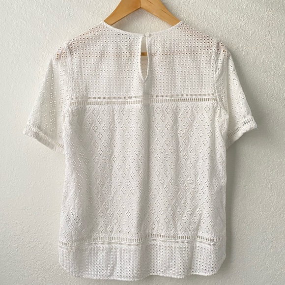 Club Monaco Colinee Eyelet Top Size Small - Picture 3 of 9